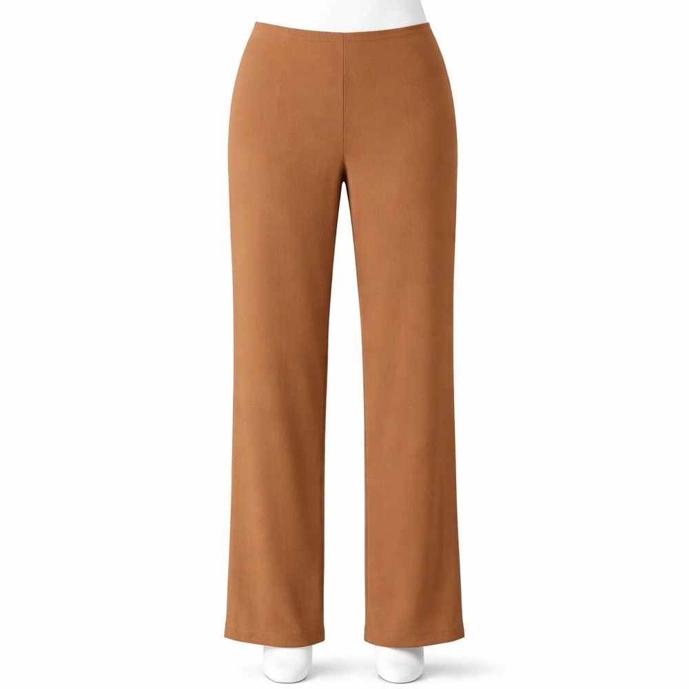 Barbara Bui Paris Trousers Women 8 40 Brown Straight Leg Side Zip Made In France